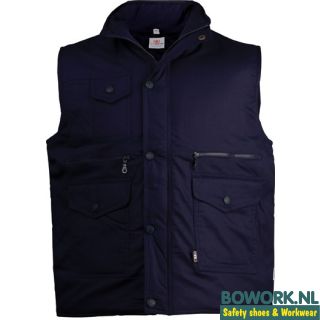 Bodywarmer Uniwear Multipocket (div kleuren)-S-Navy